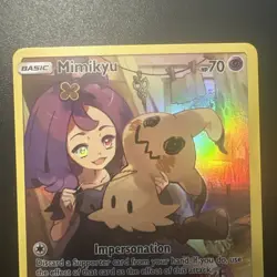 Mimikyu 245/236 Full Art Pokemon Cosmic Eclipse Pokemon TCG NM Clean Card - Image 2