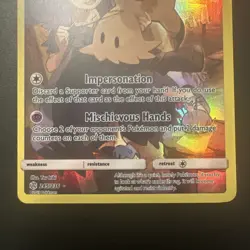 Mimikyu 245/236 Full Art Pokemon Cosmic Eclipse Pokemon TCG NM Clean Card - Image 3