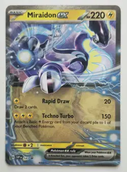💥Miraidon ex - 143 SV: Scarlet & Violet Promo Cards Holo Pokemon Card TCG - Image 1