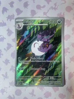 Arbok - 176/162 - Temporal Forces - Illustration Rare Pokemon Card NM TCG Card - Image 2