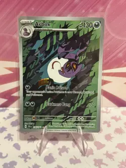 Arbok - 176/162 - Temporal Forces - Illustration Rare Pokemon Card NM TCG Card - Image 1