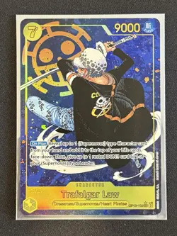 Trafalgar Law OP10-119 Alt SEC Parallel Royal Blood One Piece Card English NM - Image 1