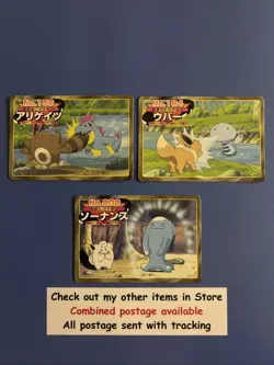 Topsun NINTENDO X 3 Pokemon Card Japanese No159 No194 No202 - Image 1