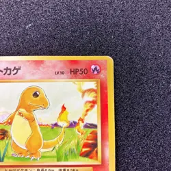 Charmander No.004 Old Back - 1996 Base Set Pokemon Card Japanese - Image 3
