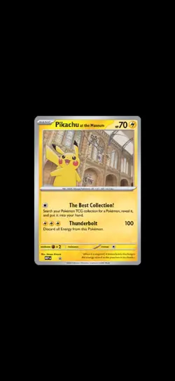 PreSale : Pikachu At The Museum Jumbo Pokemon Card (International shippping) - Image 1