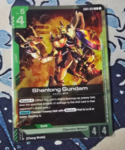 Shenlong Gundam GD01-029 GUNDAM TCG CARD GAME ENGLISH NEWTYPE RISING - Image 1
