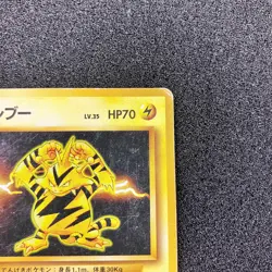 Electabuzz LV.35 No.125 Old Back - Pokemon Card Japanese - Image 3