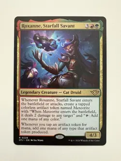 Roxanne Starfall Savant MTG Magic the Gathering Card NM Near Mint OTJ - Image 1