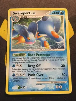 Pokemon TCG Swampert Supreme Victors 12/147 Holo Rare Card - Image 1