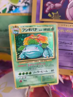 Pokemon Karte Card Holo Bisaflor Venusaur Expansion Base Set Wotc japanese Good - Image 1