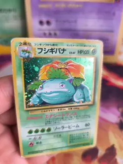 Pokemon Karte Card Holo Bisaflor Venusaur Expansion Base Set Wotc japanese Good - Image 4