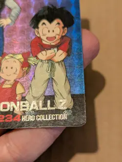Dragon Ball Z DBZ Hero Collection 2 Prism 234 JAPAN 1994 card - Image 4