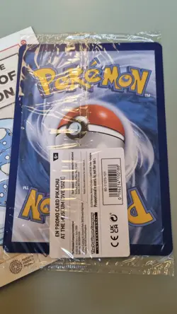 Pokemon Pikachu at the Museum Promo Card NM XXL Jumbo Natural History London UK - Image 3