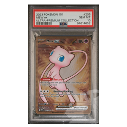 Pokemon Card Mew ex MEW 205/165 UP Gold Metal Pokemon 151 EN - PSA 10 GEM MINT - Image 1