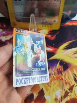 Pokemon Karte Card Pantimos Mr. Mime Bandai Japanese 1997 Carddass Wotc Exc+ - Image 5