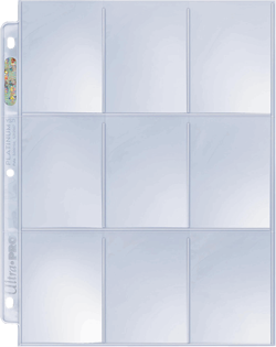 ULTRA PRO PLATINUM HOLOGRAM TRADING CARD 9 POCKET SLEEVES 200 PAGES 2 BOXES - Image 2