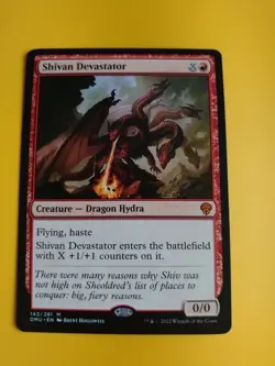 Shivan Devastator. Mythic DMU. dragon Hydra. Magic the Gathering Card. - Image 2