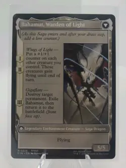 DION, BAHAMUT'S DOMINANT / WARDEN OF LIGHT #0016 R Regular MTG FINAL FANTASY NM - Image 1