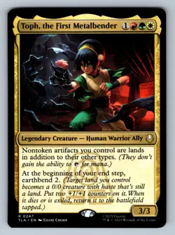 Toph, the First Metalbender R MTG Avatar: The Last Airbender 247 NM - Image 1