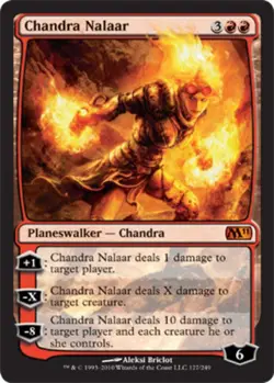 Chandra Nalaar - Foil - Magic 2011 (M11) #127/249 MTG Magic The Gathering - Image 1