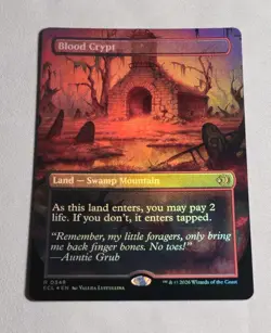 Magic:The Gathering - Lorwyn Eclipsed - Blood Crypt Borderless Foil NM - Image 1