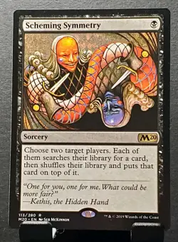 MTG 113/280 SCHEMING SYMMETRY M20 Rare card⚔LP - Image 1