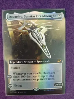 Dawnsire, Sunstar Dreadnought Extended Art Foil - Edge Of Eternities MTG-NM - Image 1