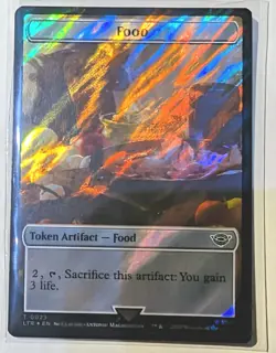 Smaug Food (0023) Double-Sided Token (Surge Foil) Lord Of The Rings - MTG - Image 2