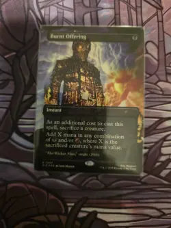 Burnt Offering (Rainbow Foil) Secret Lair Drop Foil NM - Image 1