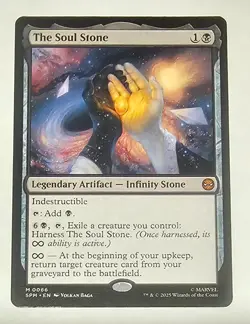 The Soul Stone M 0066 Marvel Spider-Man Magic The Gathering Non-foil (NM) - Image 1
