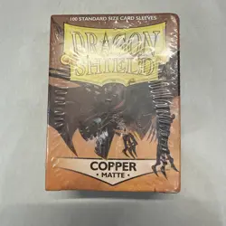 Dragon Shield Matte Copper Sleeves 100ct - Standard Size - MTG Pokemon TCG - Image 1
