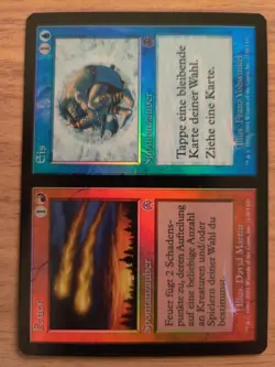 MtG *FOIL* Fire / Ice, German Language, Apocalypse Set, Lightly Played - Image 1
