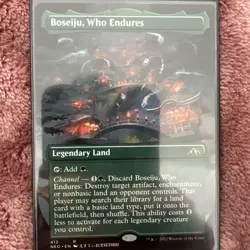 Boseiju, Who Endures (Borderless) Kamigawa: Neon Dynasty Regular - Image 1