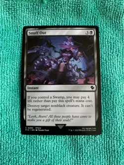 Snuff Out NM Commander: Final Fantasy 0285 MTG Regular - Image 1