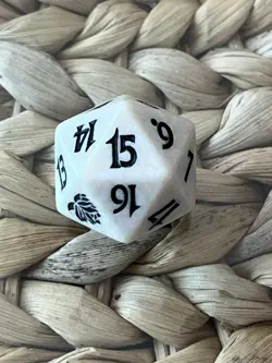 MTG Magic the Gathering 2000 Beatdown Spindown - Dice Die - Black Lotus - White - Image 3