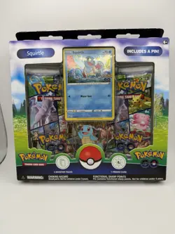Pokemon TCG: Pokemon GO Pin Collection (Squirtle) - New & Sealed - Image 1