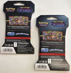 Pokemon Mega Evolution Phantasmal Flames Sleeve Booster 2 Packs Mega Lopunny - Image 2