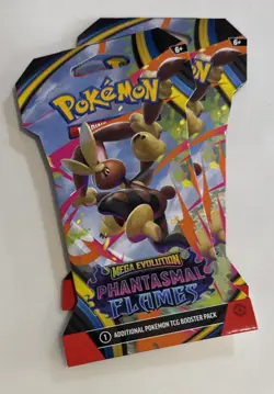Pokemon Mega Evolution Phantasmal Flames Sleeve Booster 2 Packs Mega Lopunny - Image 3