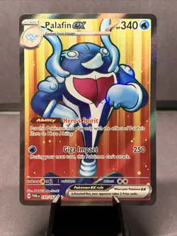 Pokemon TCG Palafin EX Ultra Rare Holo SV06: Twilight Masquerade 193/167 NM - Image 1