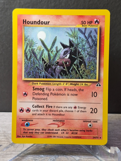 Pokemon TCG Houndour 24/75 - Neo Discovery Rare - WOTC Vintage - Image 1