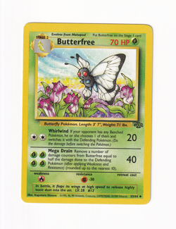Butterfree 33/64 Jungle Unlimited Uncommon Pokemon WOTC Vintage Near Mint NM - Image 1