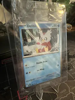Delibird 046/193 Pokemon TCG Holiday Calendar 2025 Festive Stamp Promo - Image 3