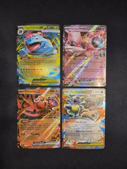 Pokemon TCG Lot Of 4 Venusaur Ex, Mewtwo Ex, Oricorio Ex, Mega Kangaskhan Ex - Image 1