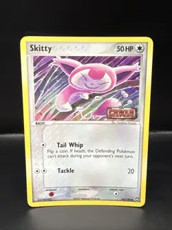 Pokemon - Skitty 62/108- EX Power Keepers Stamped Reverse Holo - Image 1