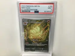 2023 POKEMON OBF EN-OBSIDIAN FLAMES ILLUSTRATION RARE #199 NINETALES PSA 9 - Image 1