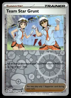 TEAM STAR GRUNT 195/198 UNCOMMON SCARLET & VIOLET POKEMON - Image 1