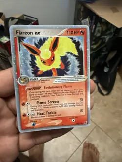 Pokemon TCG Flareon EX Holo Card 108/113 Delta Species 2005 Ultra Rare Mint !! - Image 1