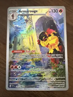 Pokemon Armarouge 203/198 SV01: Scarlet & Violet Base Set Illustration Rare Holo - Image 1
