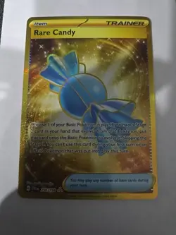 Pokemon SV01: Scarlet & Violet Base Set #256/198 Rare Candy Gold Secret LP - Image 1