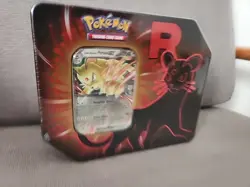 Pokemon TCG Team Rocket Persian Tin 5 Booster Packs + Promo Card - New Sealed - Image 1